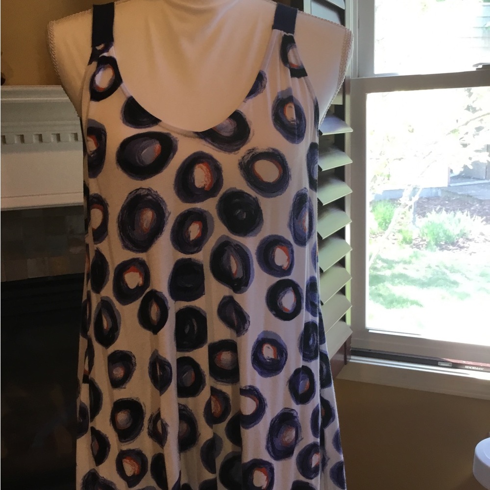 Anthropologie  Akemi +  Kin tank top with Abstract Circle Pattern size medium